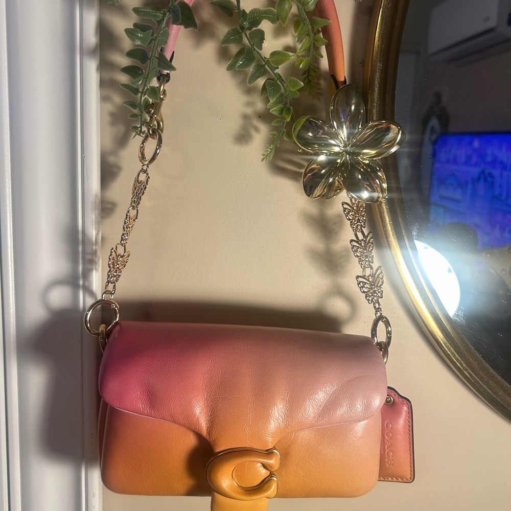 Coach ombre pink pillow tabby shoulder bag🌸✨
